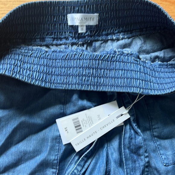 Dynamite Paperbag High Waist Ankle Jeans Size Small - Picture 4 of 6